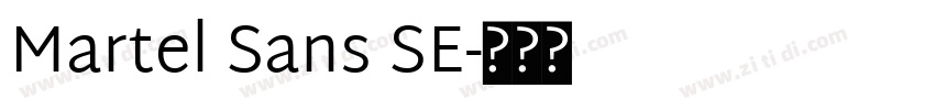 Martel Sans SE字体转换